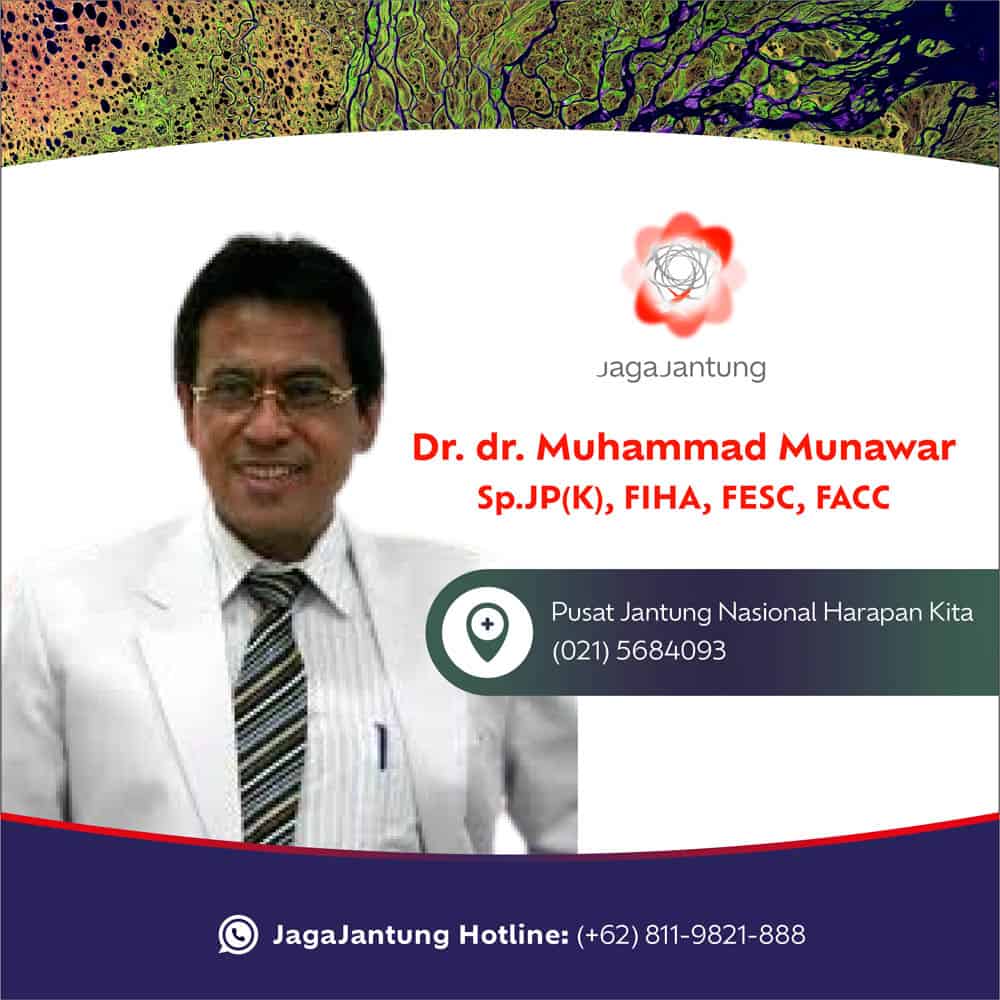 Informasi kontak dokter spesialis jantung Dr. dr. Muhammad Munawar, SpJP(K), FIHA, FESC, FACC